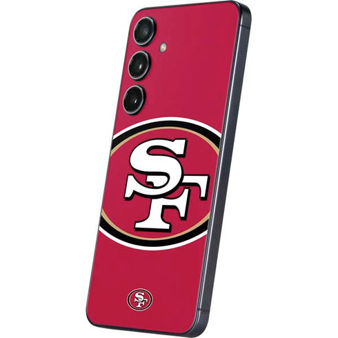 NFL San Francisco 49ers Large Logo Galaxy S25 Plus Skin