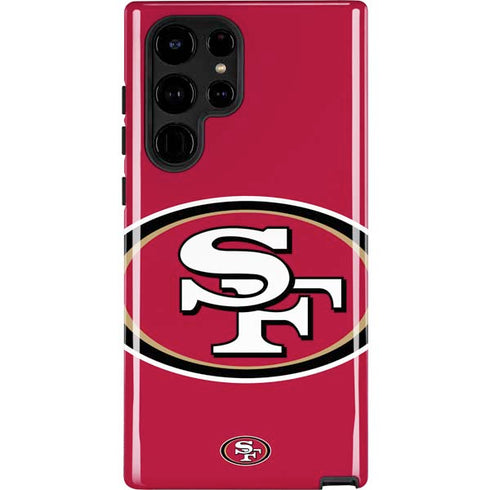 NFL San Francisco 49ers Large Logo Galaxy Cases