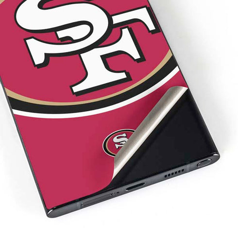 NFL San Francisco 49ers Large Logo Galaxy S24 Ultra Skin