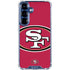 NFL San Francisco 49ers Large Logo Galaxy S25 Clear Case