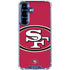 NFL San Francisco 49ers Large Logo Galaxy S25 FE Clear Case