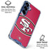 NFL San Francisco 49ers Large Logo Galaxy S25 FE Clear Case