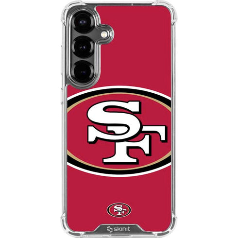 NFL San Francisco 49ers Large Logo Galaxy S26 Clear Case