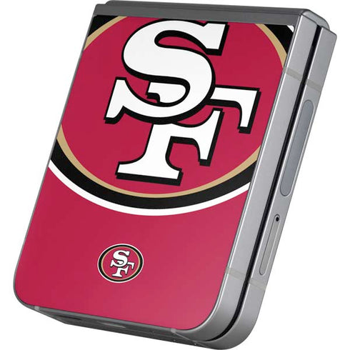 NFL San Francisco 49ers Large Logo Galaxy Z Flip6 Skin