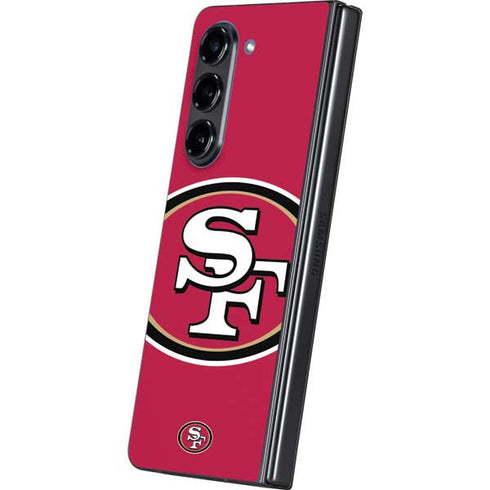 NFL San Francisco 49ers Large Logo Galaxy Z Fold5 5G Skin