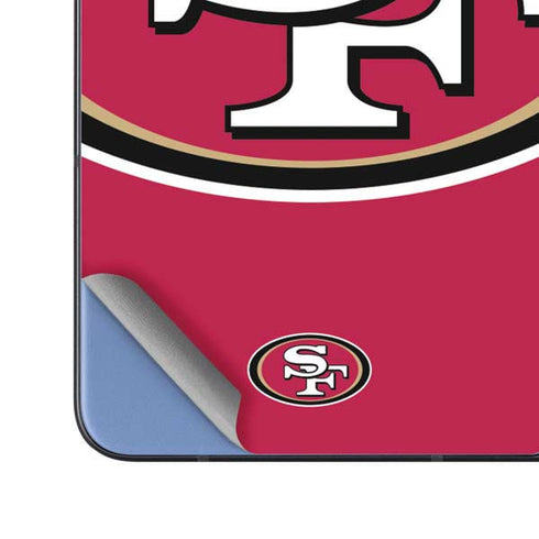 NFL San Francisco 49ers Large Logo Galaxy Z Fold5 5G Skin