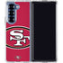 NFL San Francisco 49ers Large Logo Galaxy Z Fold6 Clear Case