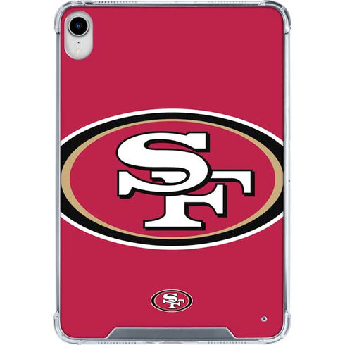 NFL San Francisco 49ers Large Logo iPad 11th Gen (2025) Clear Case