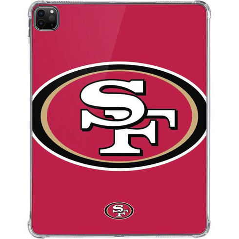 NFL San Francisco 49ers Large Logo iPad Pro 11in (2024) Clear Case