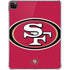 NFL San Francisco 49ers Large Logo iPad Pro 11in (2024) Clear Case