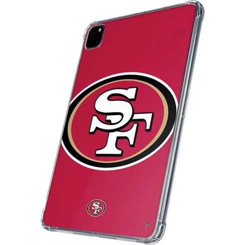 NFL San Francisco 49ers Large Logo iPad Pro 11in (2024) Clear Case