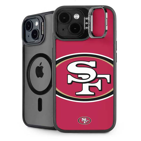 NFL San Francisco 49ers Large Logo iPhone 14 Kickstand Case