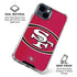 NFL San Francisco 49ers Large Logo iPhone 15 Clear Case