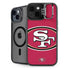 NFL San Francisco 49ers Large Logo iPhone 15 Kickstand Case