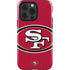 NFL San Francisco 49ers Large Logo iPhone 15 Pro Impact Case