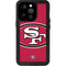 NFL San Francisco 49ers Large Logo iPhone 15 Pro Waterproof Case