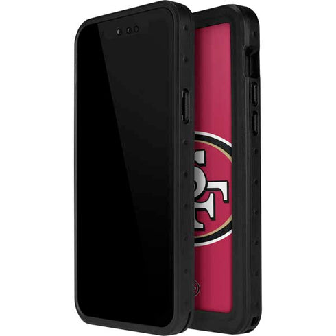 NFL San Francisco 49ers Large Logo iPhone 15 Pro Waterproof Case