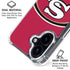 NFL San Francisco 49ers Large Logo iPhone 16 Clear Case