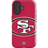 NFL San Francisco 49ers Large Logo iPhone 16 Impact Case