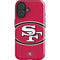 NFL San Francisco 49ers Large Logo iPhone 16 Plus Impact Case