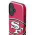 NFL San Francisco 49ers Large Logo iPhone 16 Plus Impact Case