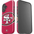 NFL San Francisco 49ers Large Logo iPhone 16 Plus Impact Case