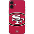 NFL San Francisco 49ers Large Logo iPhone 16 Plus Skin