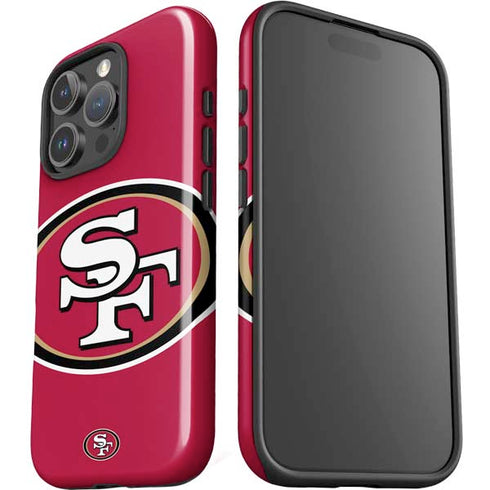 NFL San Francisco 49ers Large Logo iPhone 16 Pro Impact Case