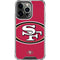 NFL San Francisco 49ers Large Logo iPhone 16 Pro Max Clear Case