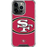 NFL San Francisco 49ers Large Logo iPhone 16 Pro Max Clear Case