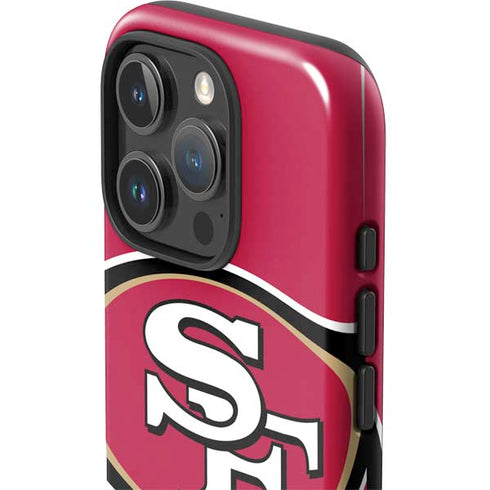 NFL San Francisco 49ers Large Logo iPhone 16 Pro Max Impact Case