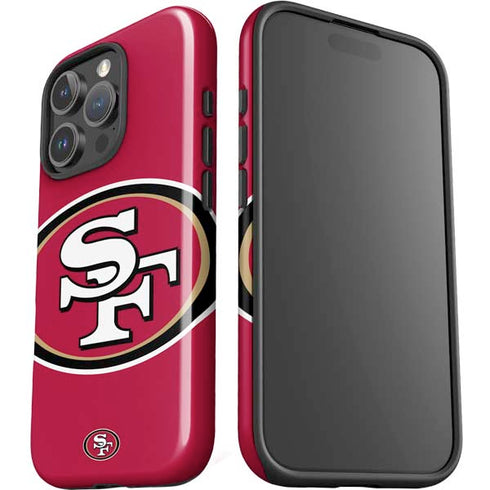 NFL San Francisco 49ers Large Logo iPhone 16 Pro Max Impact Case
