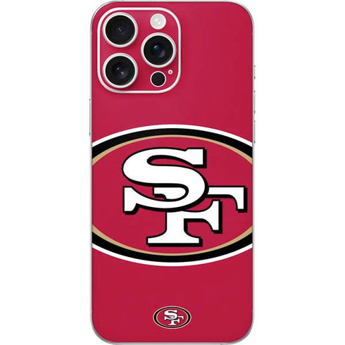 NFL San Francisco 49ers Large Logo iPhone 16 Pro Max Skin