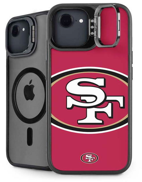 NFL San Francisco 49ers Large Logo iPhone 16e Kickstand Case