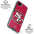 NFL San Francisco 49ers Large Logo iPhone 16e Clear Case