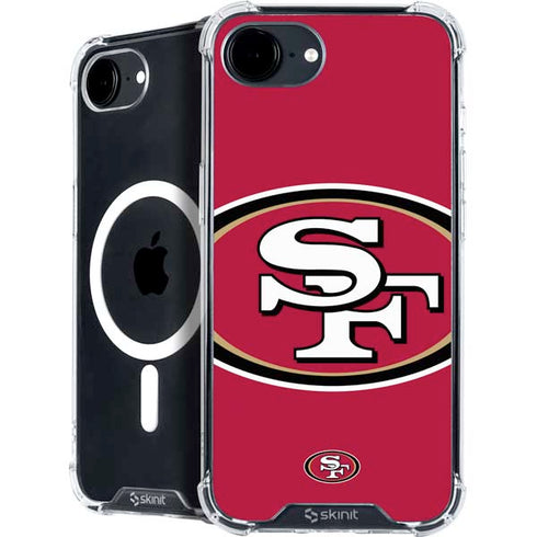 NFL San Francisco 49ers Large Logo iPhone 16e MagSafe Case