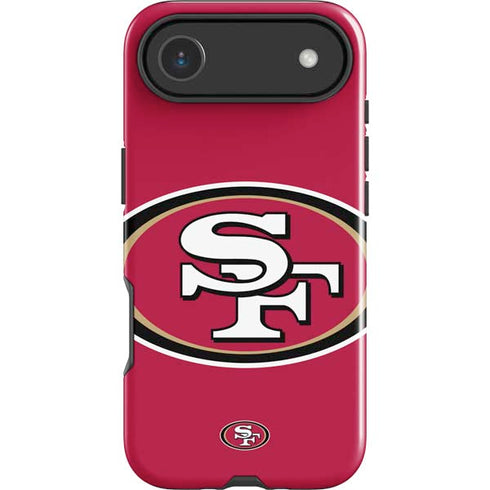 NFL San Francisco 49ers Large Logo iPhone 17 Air Impact Case