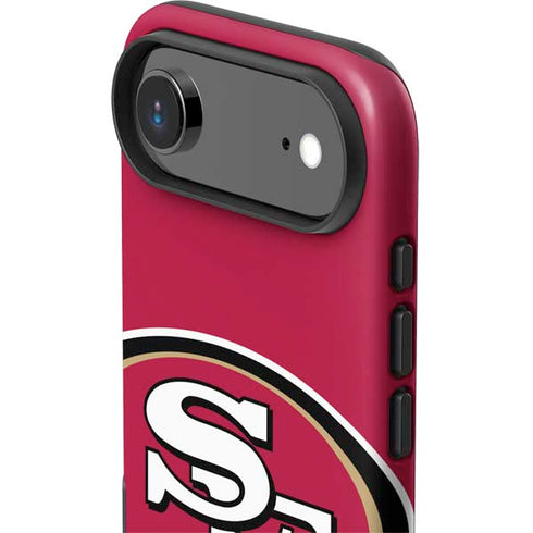 NFL San Francisco 49ers Large Logo iPhone 17 Air Impact Case