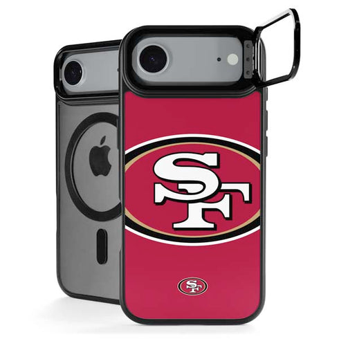 NFL San Francisco 49ers Large Logo iPhone 17 Air Kickstand Case
