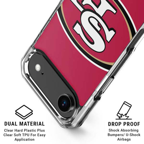 NFL San Francisco 49ers Large Logo iPhone 17 Air MagSafe Case