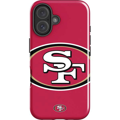 NFL San Francisco 49ers Large Logo iPhone 17 Impact Case