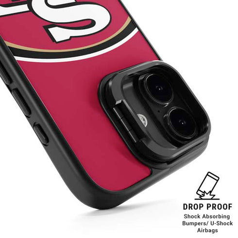 NFL San Francisco 49ers Large Logo iPhone 17 Kickstand Case