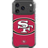 NFL San Francisco 49ers Large Logo iPhone 17 Pro Clear Case