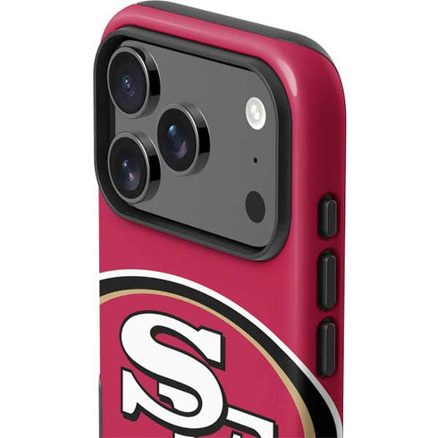 NFL San Francisco 49ers Large Logo iPhone 17 Pro Impact Case