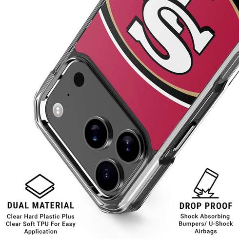 NFL San Francisco 49ers Large Logo iPhone 17 Pro MagSafe Case