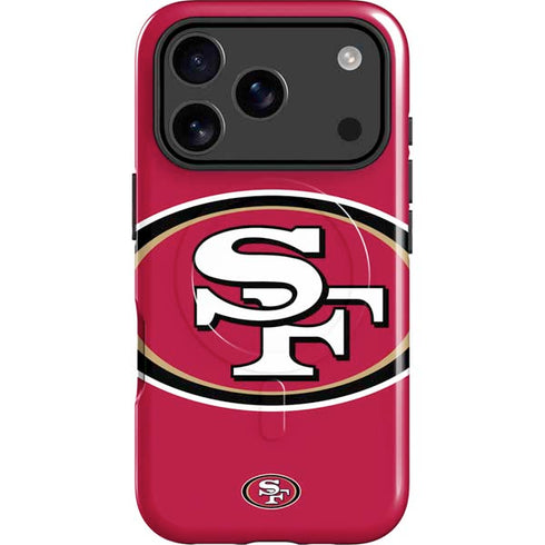 NFL San Francisco 49ers Large Logo iPhone 17 Pro Magsafe Impact Case