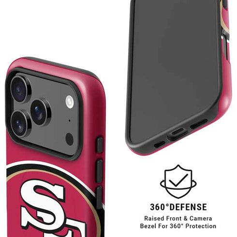 NFL San Francisco 49ers Large Logo iPhone 17 Pro Magsafe Impact Case