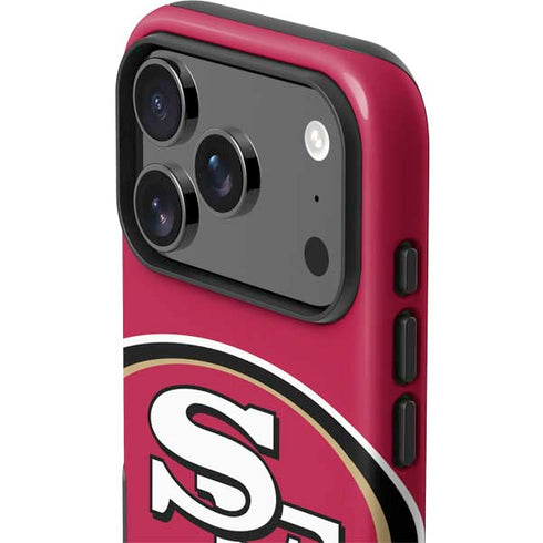 NFL San Francisco 49ers Large Logo iPhone 17 Pro Max Impact Case