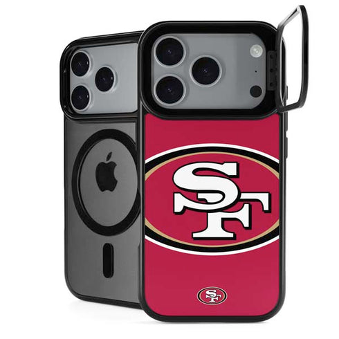 NFL San Francisco 49ers Large Logo iPhone 17 Pro Max Kickstand Case