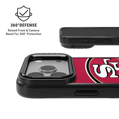 NFL San Francisco 49ers Large Logo iPhone 17 Pro Max Kickstand Case